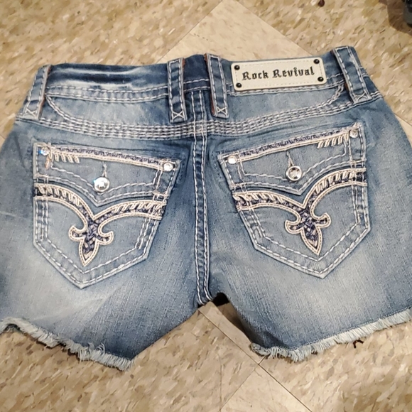 Womens rock revival jean shorts - Picture 1 of 4